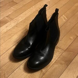 Clarks Black Ankle Booties